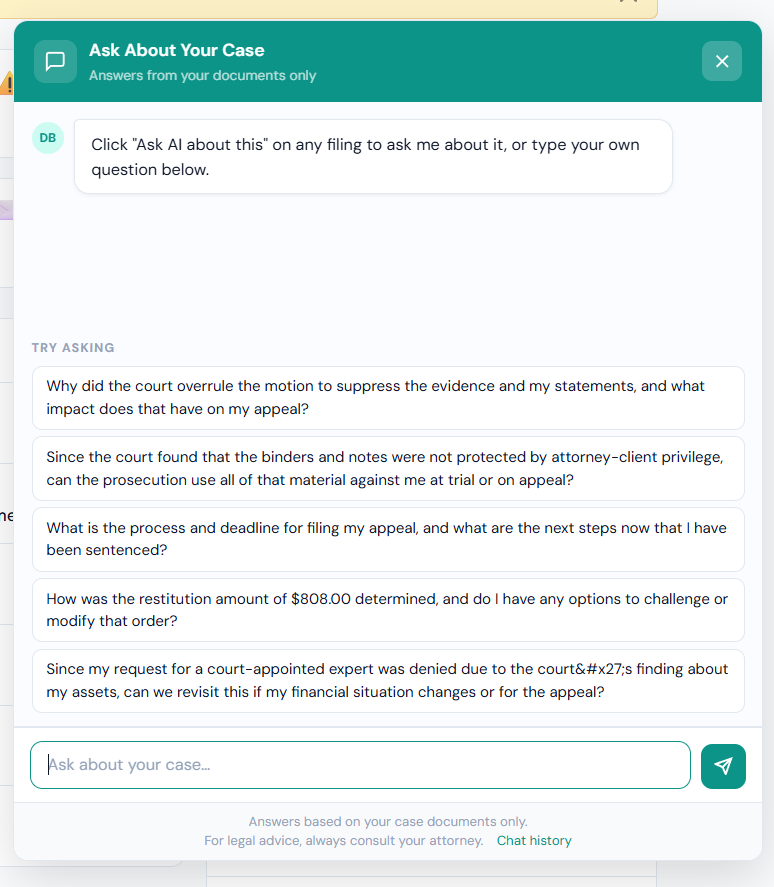 Ask About Your Case: Give Clients 24/7 Answers Without Interrupting Your Day