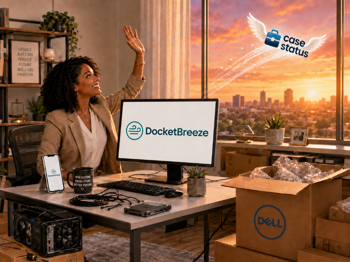 Comparing everything; Cost, features and ease of use, DocketBreeze is the preferred choice.